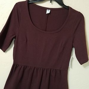 Old Navy Brown Knit Dress